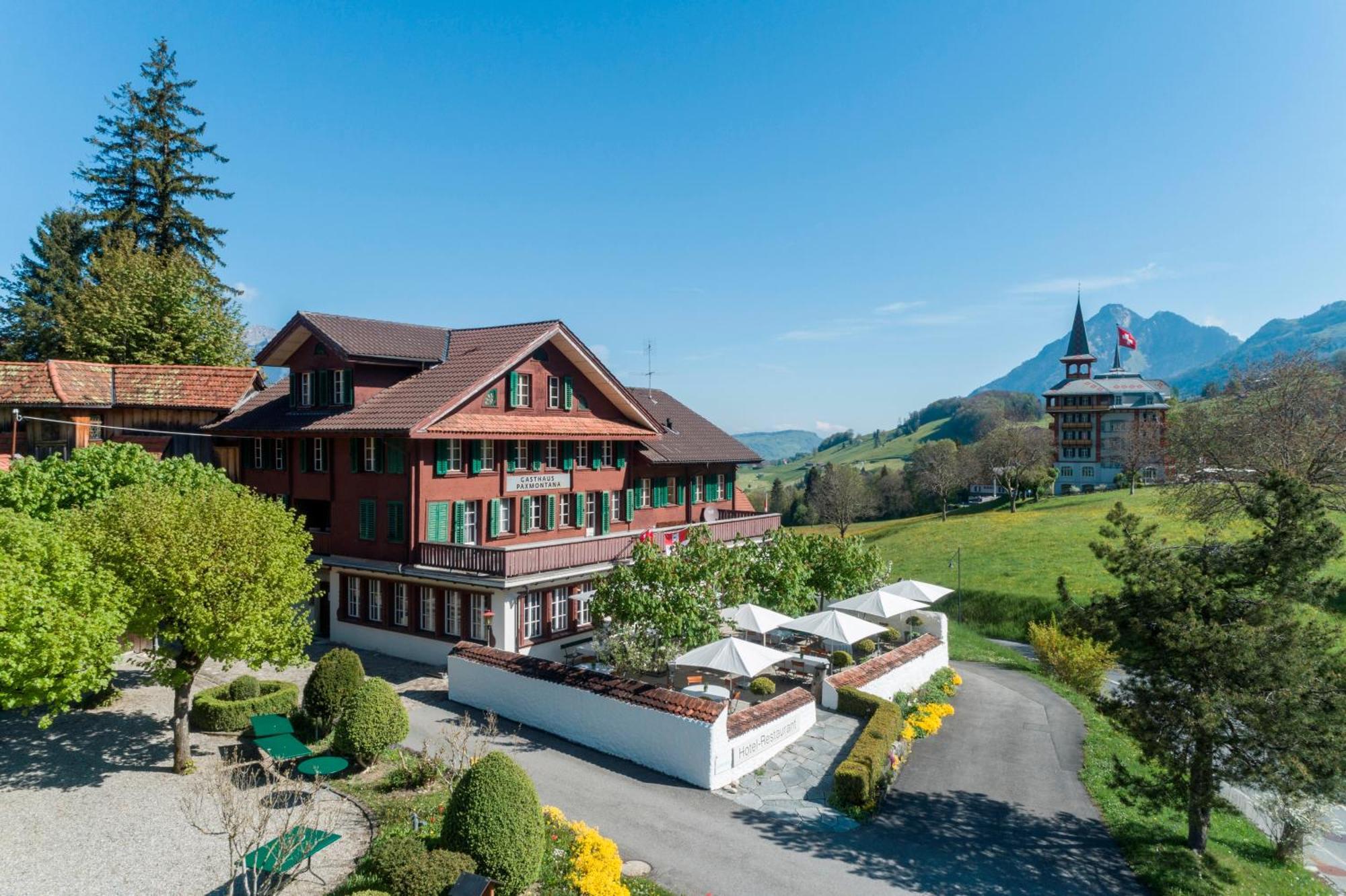 Hotel Gasthaus Paxmontana Sachseln Exterior foto